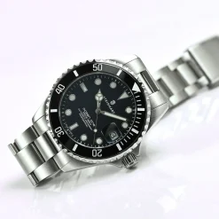 Steinhart Watches Duikhorloges 39 Mm^Ocean 39 Duikhorloge Van Zwart Keramiek
