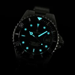 Steinhart Watches Duikhorloges 39 Mm^Ocean 39 Duikhorloge Van Zwart Keramiek