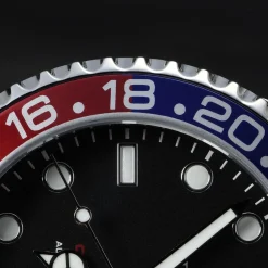 Steinhart Watches Duikhorloges 39 Mm^Ocean 39 Gmt Blauw-Rood .2 Duikhorloge