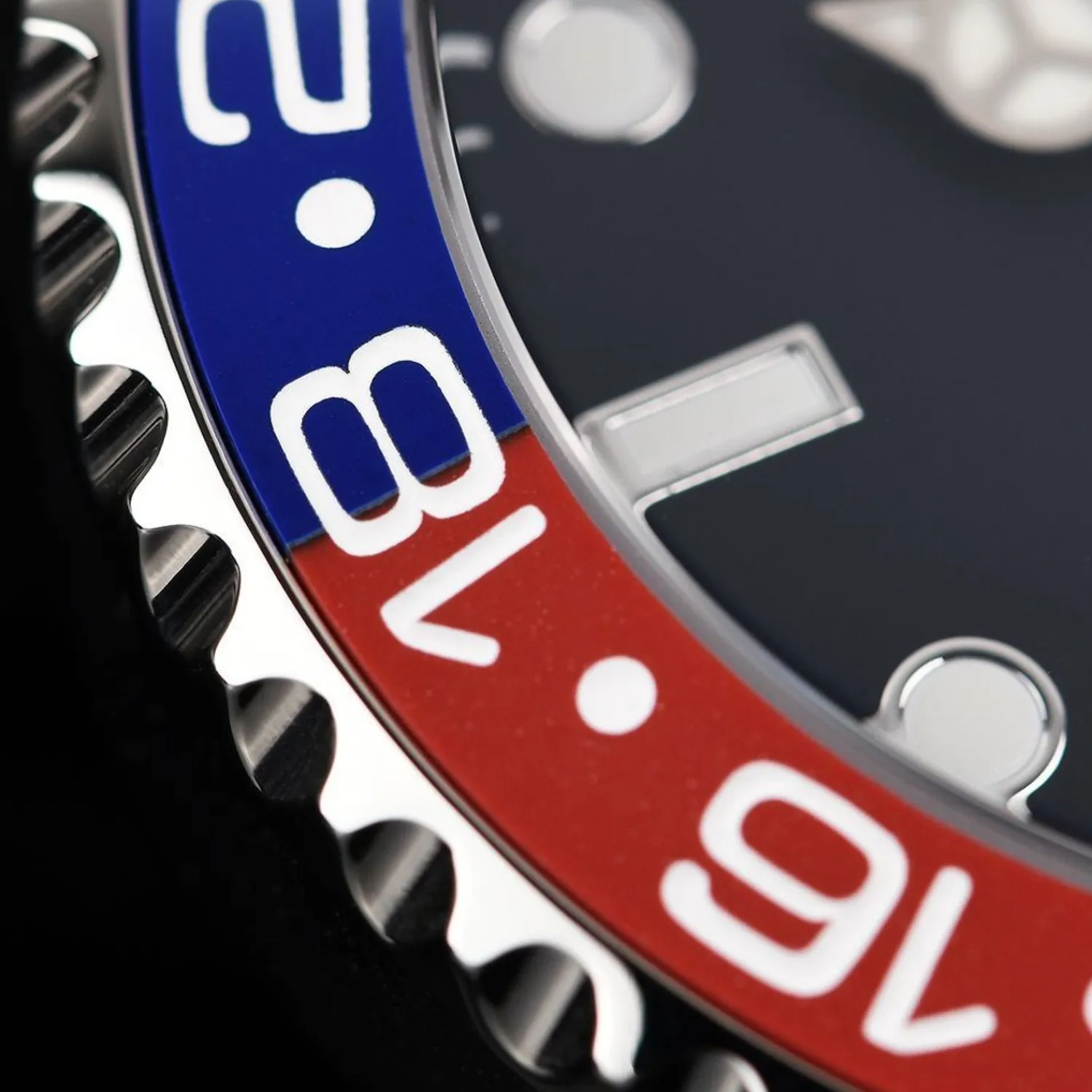 Steinhart Watches Duikhorloges 39 Mm^Ocean 39 Gmt Blauw-Rood Keramiek Duikhorloge
