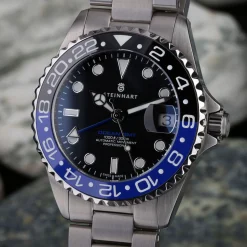 Steinhart Watches Duikhorloges 39 Mm^Ocean 39 Gmt Klassiek Keramiek