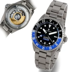 Steinhart Watches Premium Lijn^Ocean 39 Gmt Titan Premium Keramiek