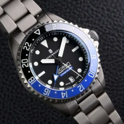 Steinhart Watches Duikhorloges 39 Mm^Ocean 39 Gmt Titan Premium Keramiek