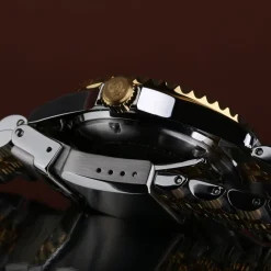 Steinhart Watches Duikhorloges 39 Mm^Ocean 39 Gmt.2 Tweekleurig Chocoladekleurig Duikhorloge
