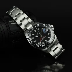 Steinhart Watches Duikhorloges 39 Mm^Ocean 39 Gmt Zwart Keramiek Duikhorloge