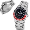 Steinhart Watches Duikhorloges 39 Mm^Ocean 39 Gmt Zwart-Rood Keramiek Duikhorloge