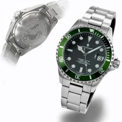Steinhart Watches Duikhorloges 39 Mm^Ocean 39 Groen Duikhorloge