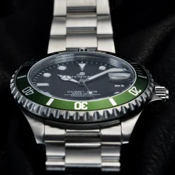 Steinhart Watches Duikhorloges 39 Mm^Ocean 39 Groen Duikhorloge