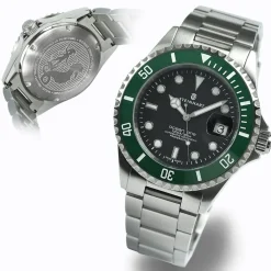 Steinhart Watches Duikhorloges 39 Mm^Ocean 39 Groen Keramiek Duikhorloge