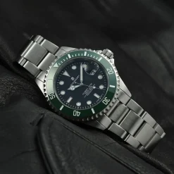 Steinhart Watches Duikhorloges 39 Mm^Ocean 39 Groen Keramiek Duikhorloge