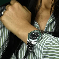 Steinhart Watches Duikhorloges 39 Mm^Ocean 39 Groen Keramiek Duikhorloge