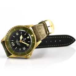 Steinhart Watches Duikhorloges 42 Mm^Ocean One Bronsgroen Duikhorloge