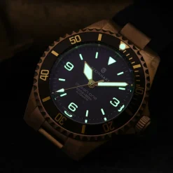 Steinhart Watches Duikhorloges 42 Mm^Ocean One Bronsgroen Duikhorloge