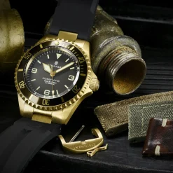 Steinhart Watches Duikhorloges 42 Mm^Ocean One Bronsgroen Duikhorloge