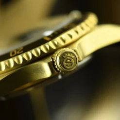 Steinhart Watches Duikhorloges 42 Mm^Ocean One Bronzen Donkerbruin Duikhorloge