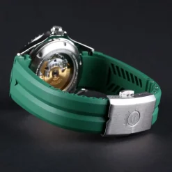 Steinhart Watches Duikhorloges 42 Mm^Ocean One Dubbelgroen Keramiek Premium Duikhorloge