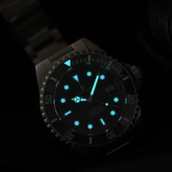 Steinhart Watches Duikhorloges 42 Mm^Ocean One Dubbelgroen Keramiek Premium Duikhorloge