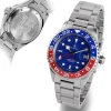 Steinhart Watches Duikhorloges 42 Mm^Ocean One Gmt Blauw-Rode Keramische Blauwe Wijzerplaat