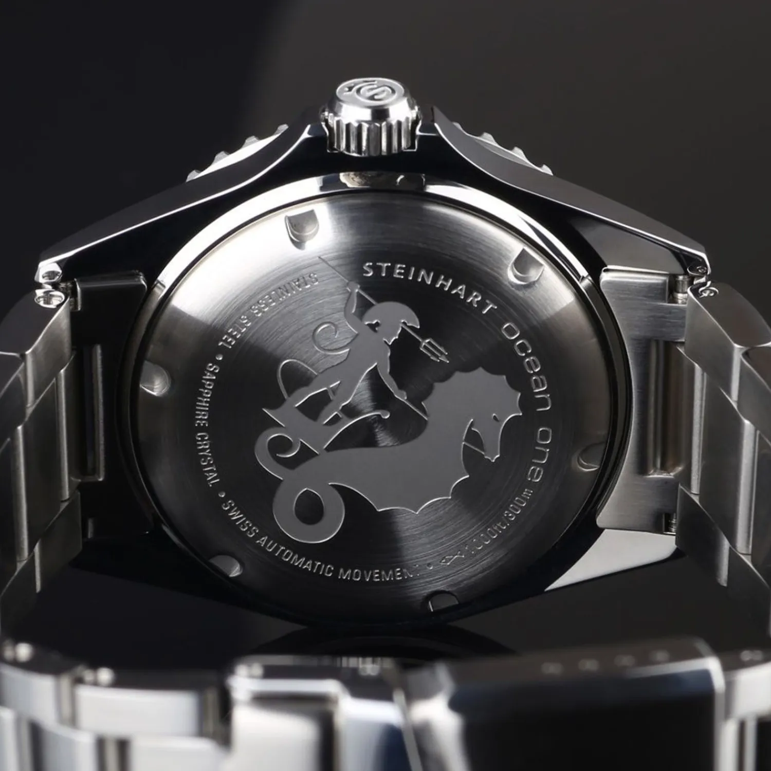 Steinhart Watches Duikhorloges 42 Mm^Ocean One Gmt Blauw-Rood Keramiek Duikhorloge
