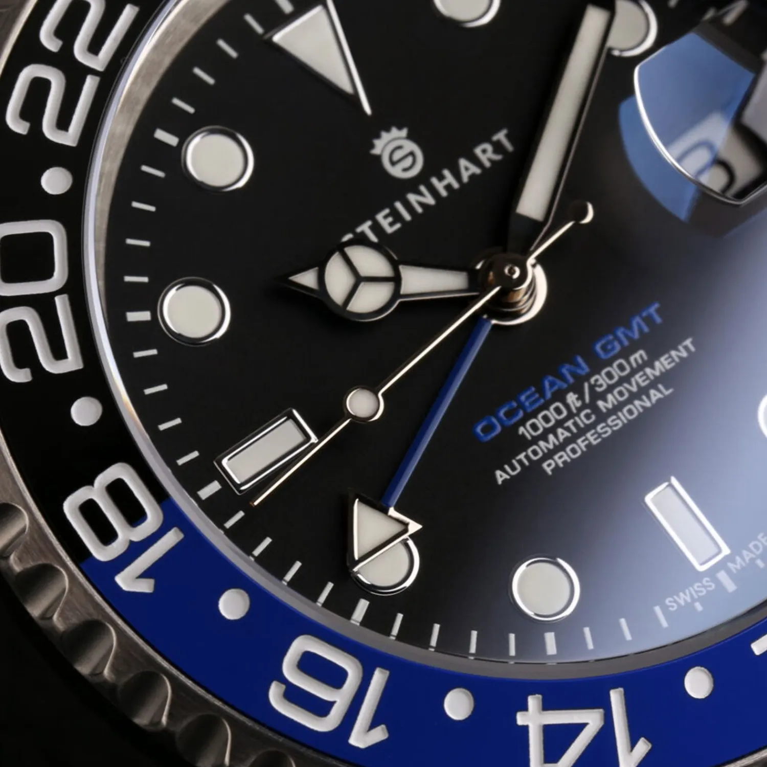 Steinhart Watches Duikhorloges 42 Mm^Ocean One Gmt Klassiek Keramiek