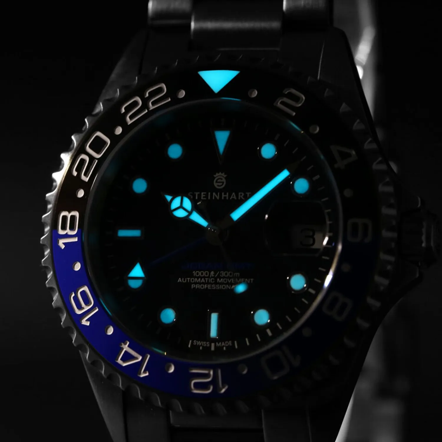 Steinhart Watches Duikhorloges 42 Mm^Ocean One Gmt Klassiek Keramiek