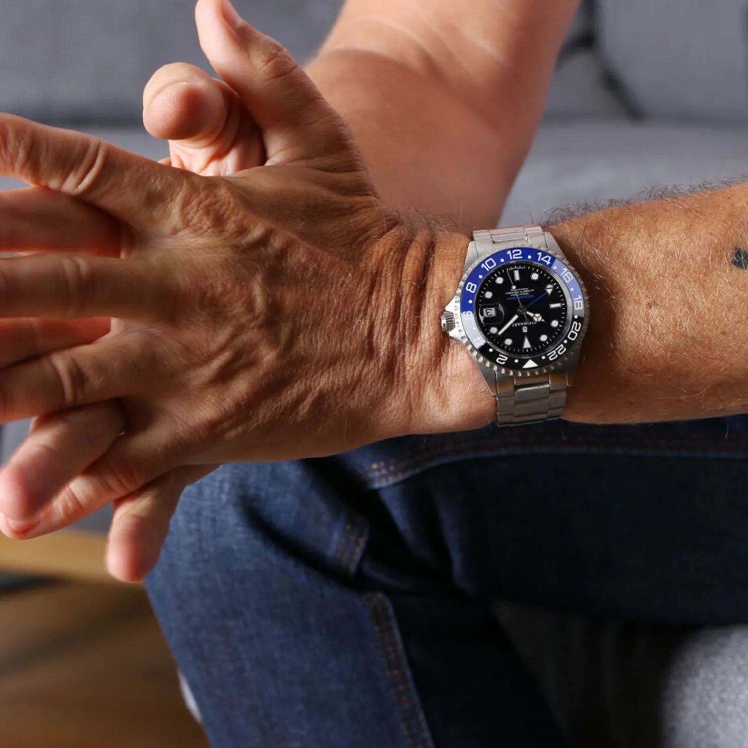 Steinhart Watches Duikhorloges 42 Mm^Ocean One Gmt Klassiek Keramiek