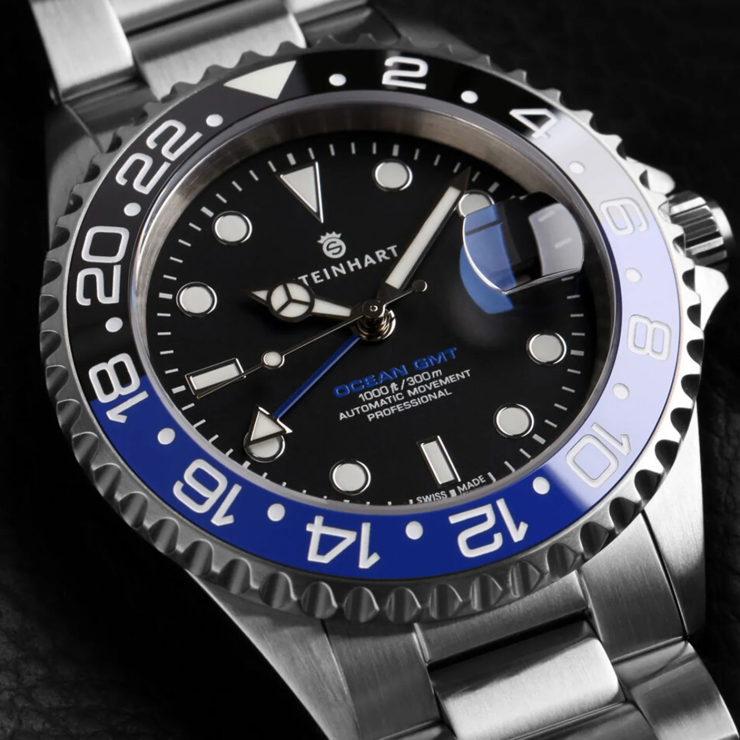 Steinhart Watches Duikhorloges 42 Mm^Ocean One Gmt Klassiek Keramiek