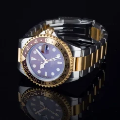 Steinhart Watches Duikhorloges 42 Mm^Ocean One Gmt Tweekleurig Chocoladekleurig Duikhorloge