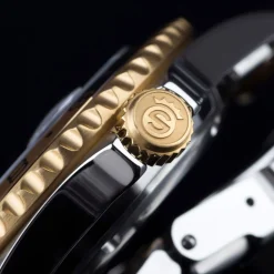 Steinhart Watches Duikhorloges 42 Mm^Ocean One Gmt Tweekleurig Chocoladekleurig Duikhorloge