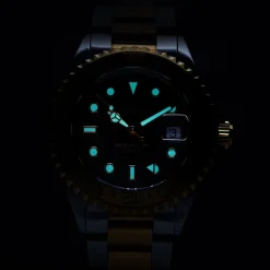 Steinhart Watches Duikhorloges 42 Mm^Ocean One Gmt Tweekleurig Chocoladekleurig Duikhorloge