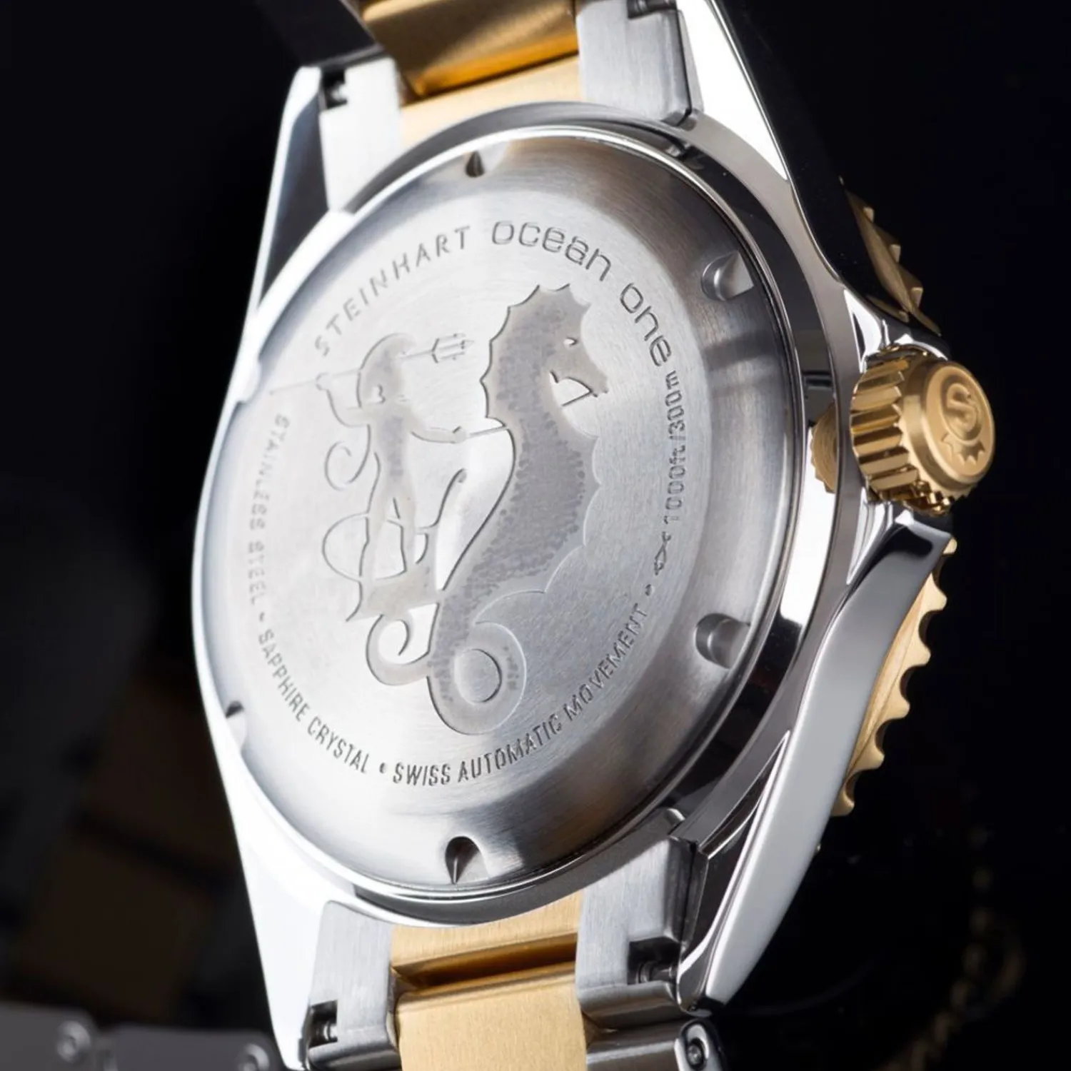 Steinhart Watches Duikhorloges 42 Mm^Ocean One Gmt Tweekleurig Chocoladekleurig Duikhorloge
