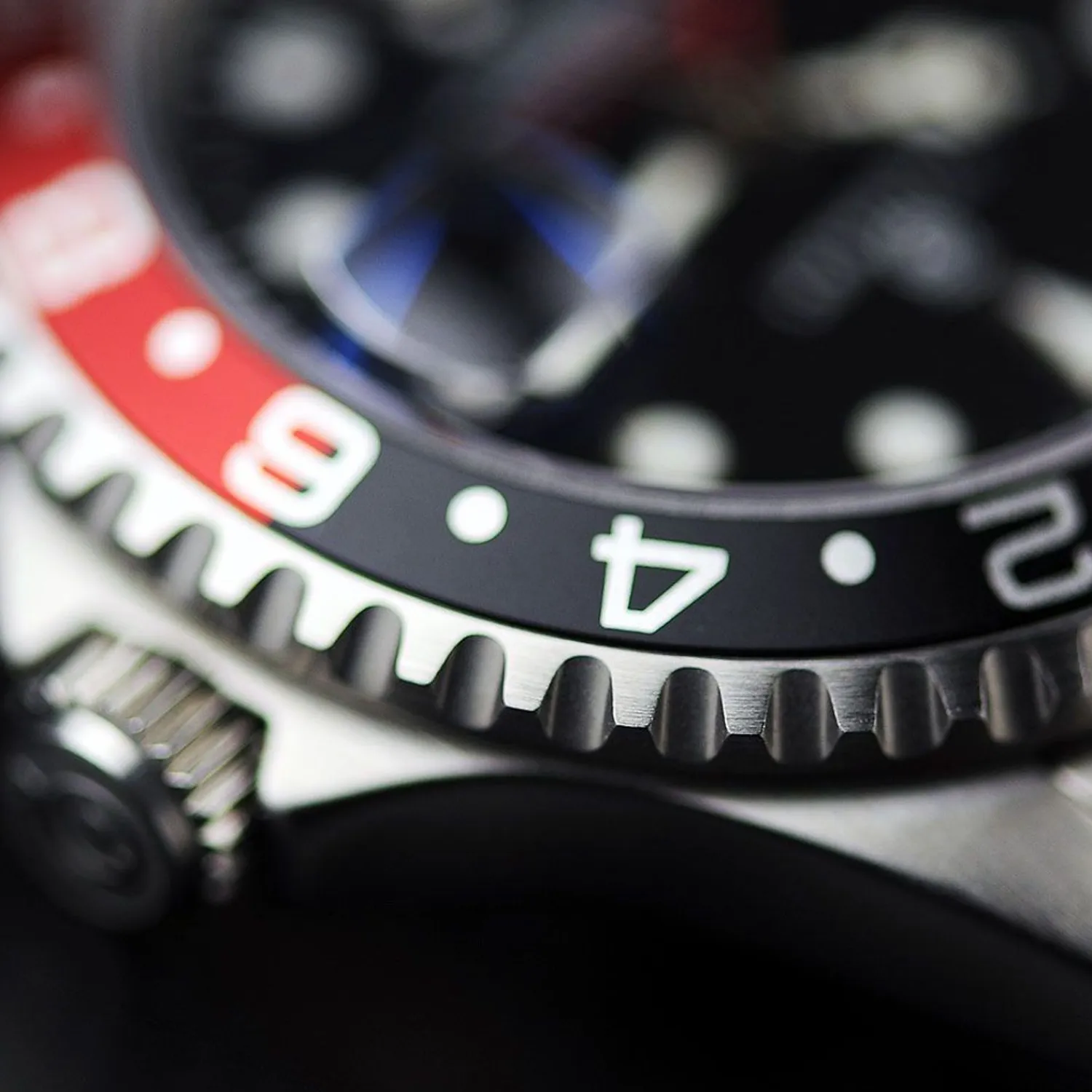 Steinhart Watches Duikhorloges 42 Mm^Ocean One Gmt Zwart-Rood Duikhorloge