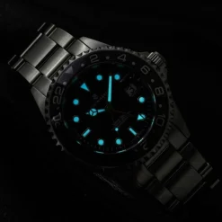 Steinhart Watches Duikhorloges 42 Mm^Ocean One Gmt Zwart-Rood Duikhorloge