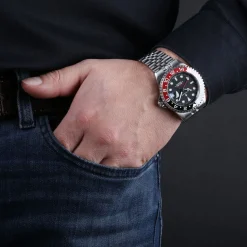 Steinhart Watches Duikhorloges 42 Mm^Ocean One Gmt Zwart-Rood. 2 Keramisch Duikhorloge