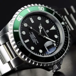 Steinhart Watches Duikhorloges 42 Mm^Ocean One Groen Duikhorloge