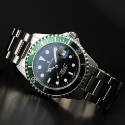 Steinhart Watches Duikhorloges 42 Mm^Ocean One Groen Duikhorloge