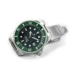 Steinhart Watches Duikhorloges 42 Mm^Ocean One Groen Keramiek Duikhorloge