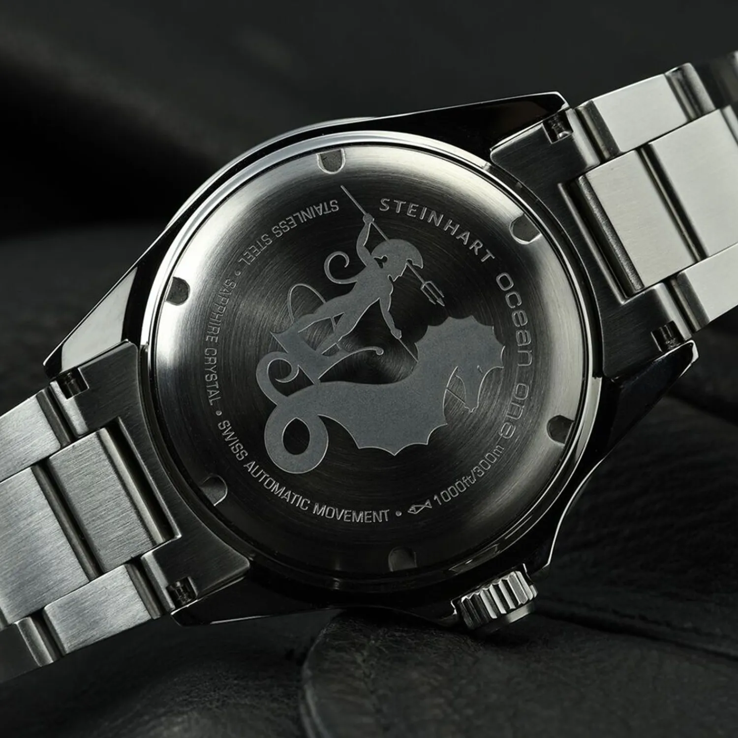 Steinhart Watches Duikhorloges 42 Mm^Ocean One Groen Keramiek Duikhorloge