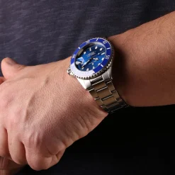 Steinhart Watches Duikhorloges 42 Mm^Ocean One Premium Duikhorloge Van Blauw Keramiek