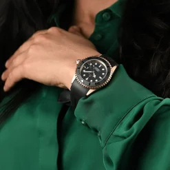 Steinhart Watches Duikhorloges 42 Mm^Ocean One Roze-Gouden Keramiek Duikhorloge