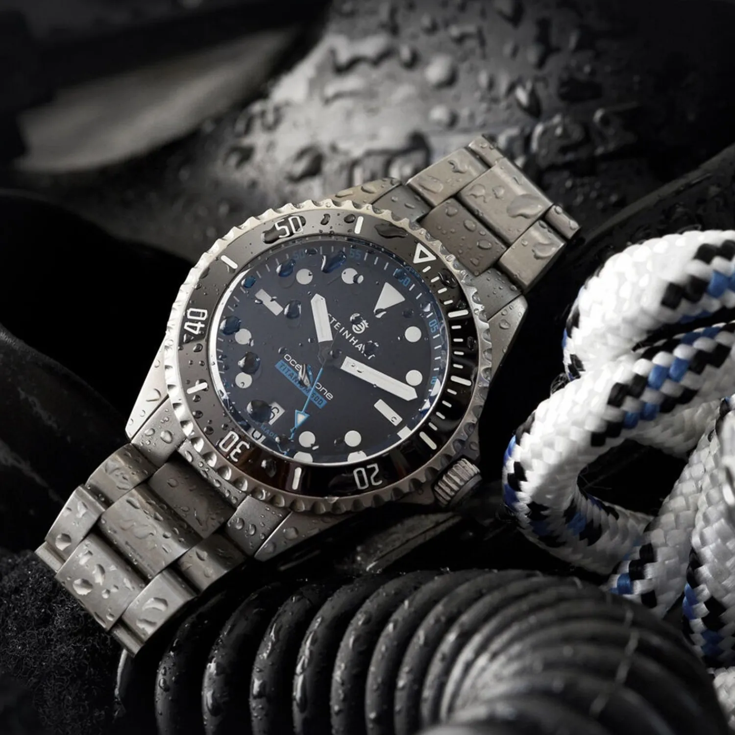 Steinhart Watches Premium Lijn^Ocean One Titanium 500 Premium Keramisch Duikhorloge