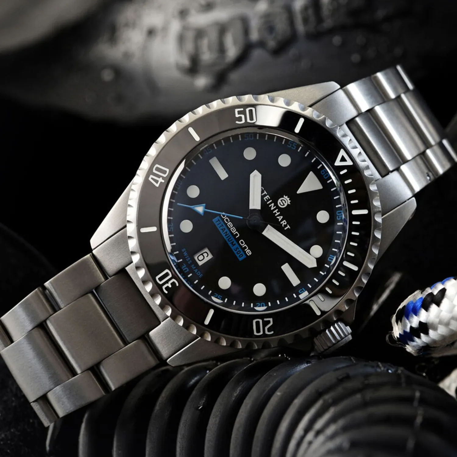 Steinhart Watches Premium Lijn^Ocean One Titanium 500 Premium Keramisch Duikhorloge