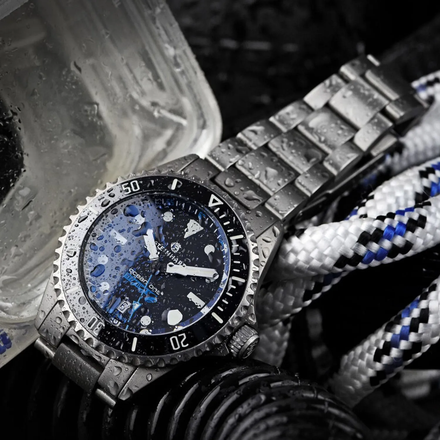 Steinhart Watches Premium Lijn^Ocean One Titanium 500 Premium Keramisch Duikhorloge