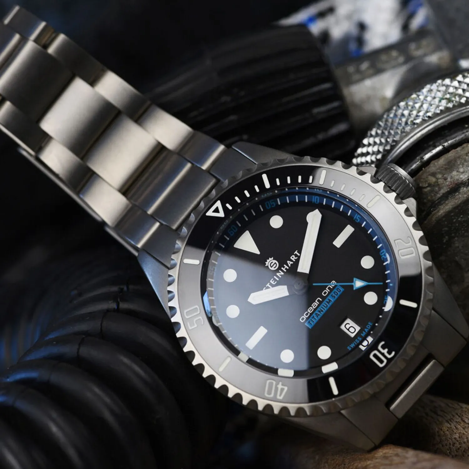 Steinhart Watches Premium Lijn^Ocean One Titanium 500 Premium Keramisch Duikhorloge