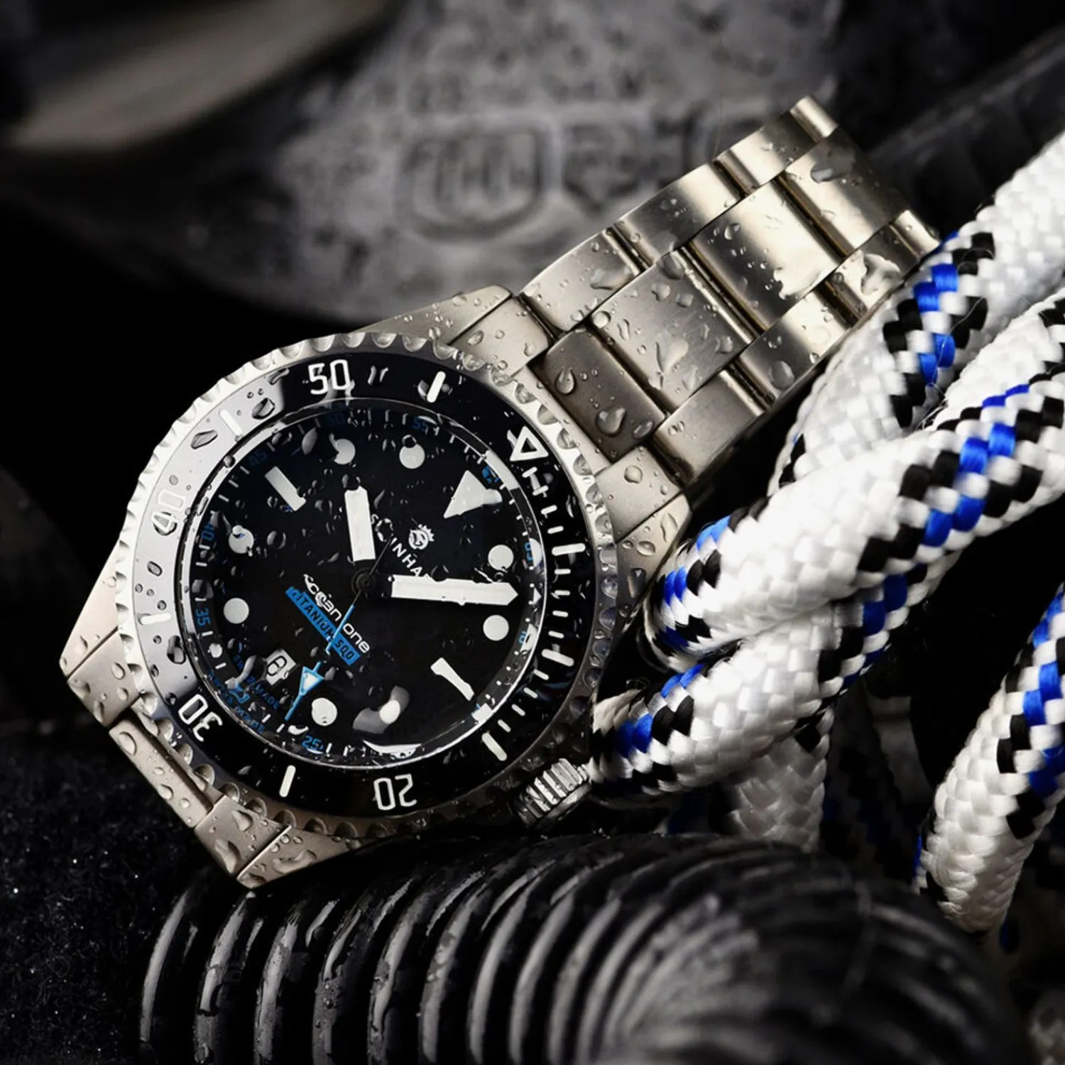 Steinhart Watches Premium Lijn^Ocean One Titanium 500 Premium Keramisch Duikhorloge