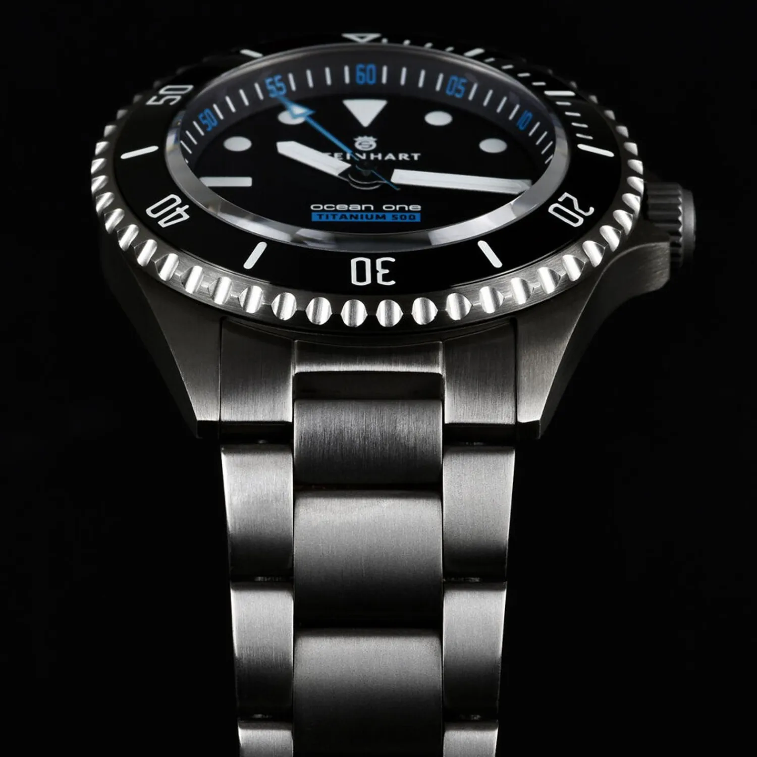 Steinhart Watches Duikhorloges 42 Mm^Ocean One Titanium 500 Premium Keramisch Duikhorloge