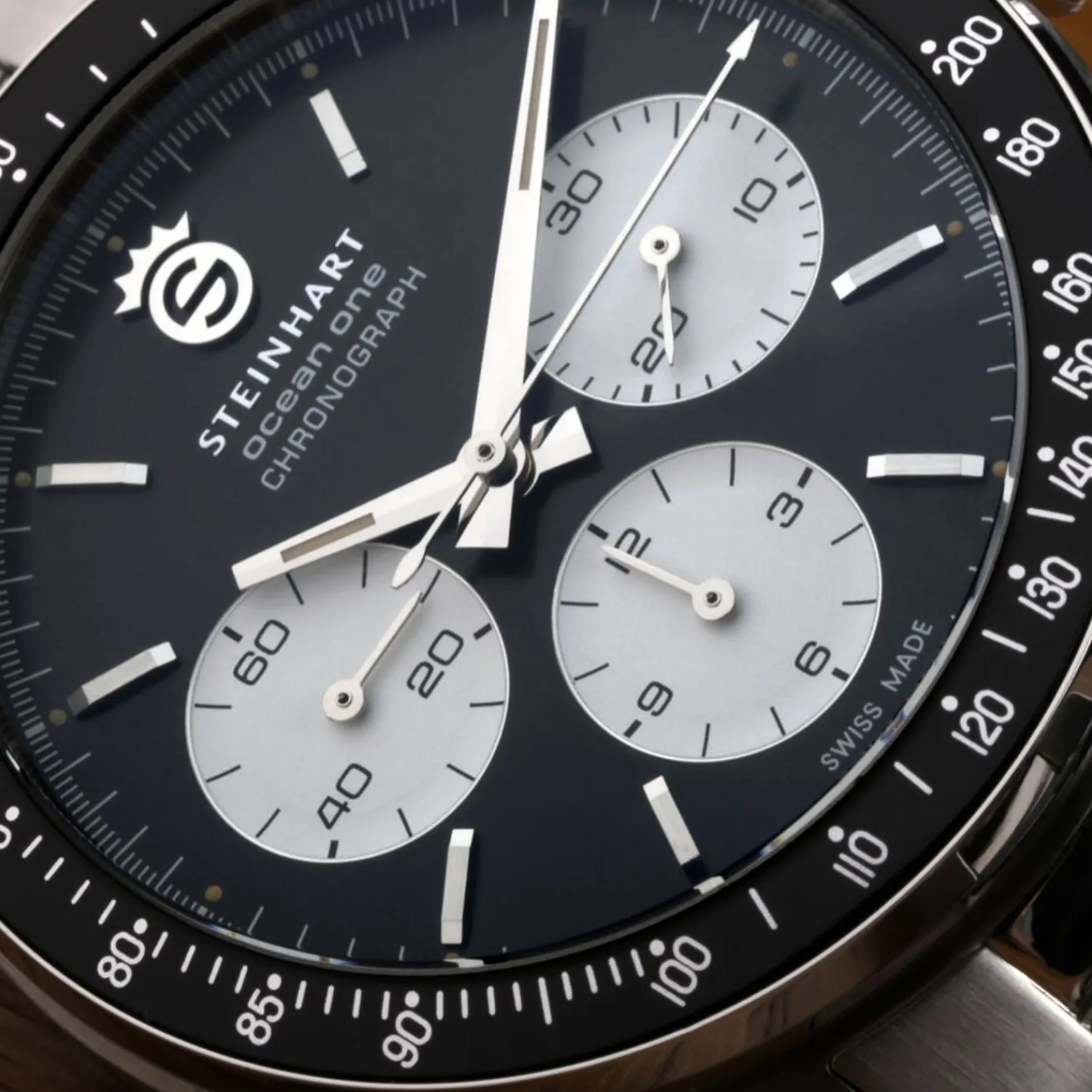 Steinhart Watches Chronografen^Ocean One Vintage Chronograaf Ii Zwart