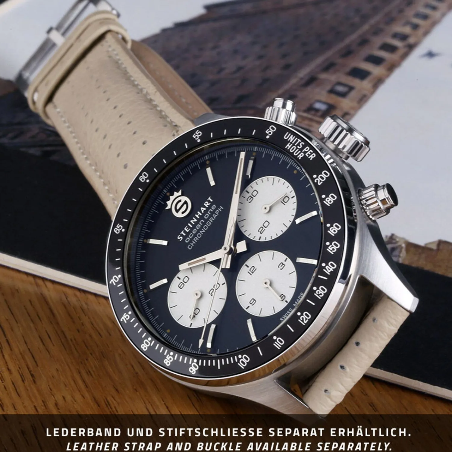 Steinhart Watches Chronografen^Ocean One Vintage Chronograaf Ii Zwart