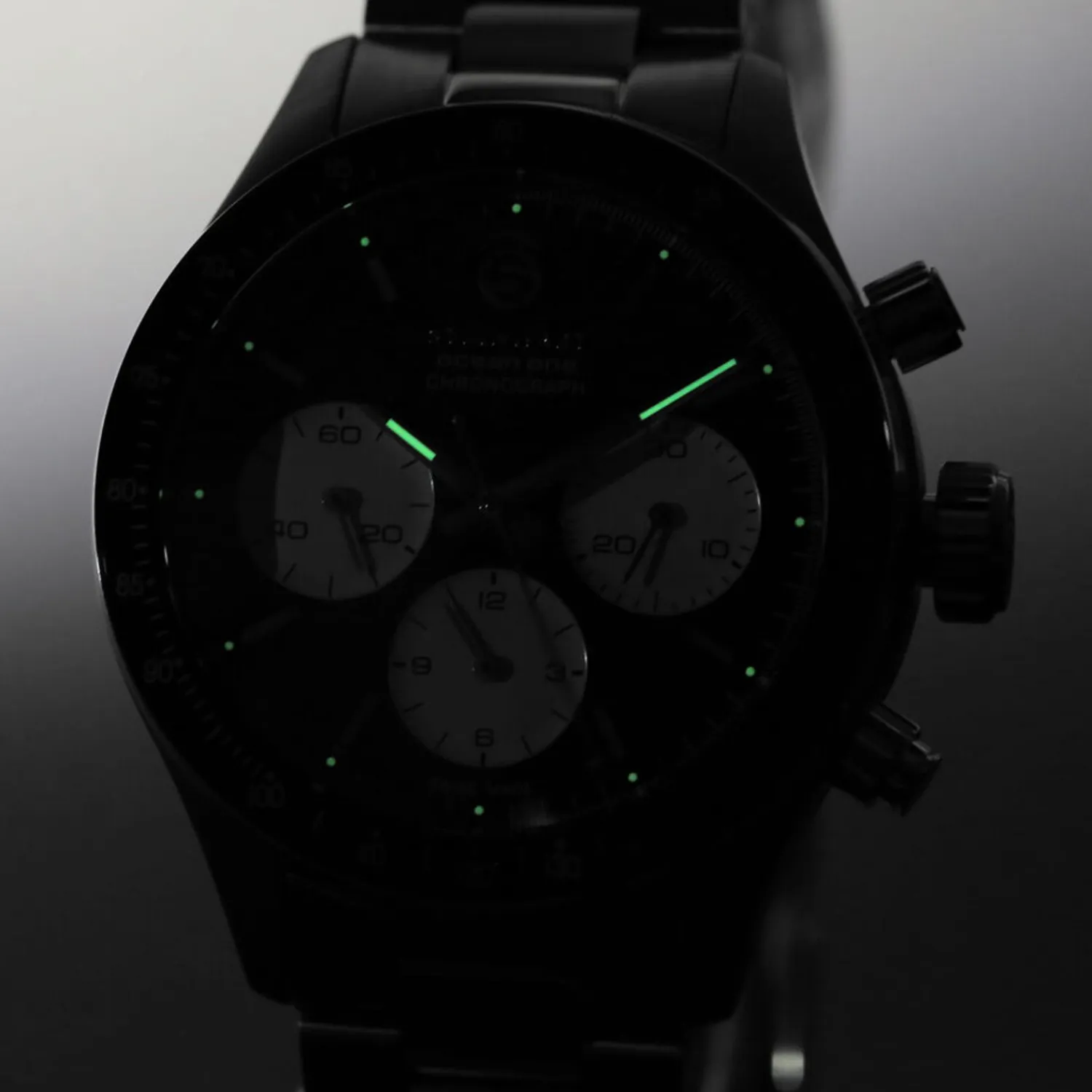 Steinhart Watches Chronografen^Ocean One Vintage Chronograaf Ii Zwart