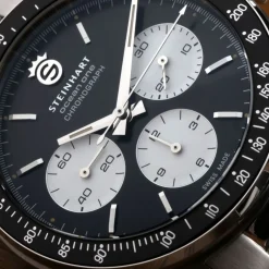 Steinhart Watches Duikhorloges 42 Mm^Ocean One Vintage Chronograaf Ii Zwart